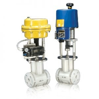 Electrically Actuated Characterized Control Valve