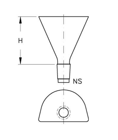 Powder funnels