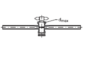Two-way stopcock key with thread